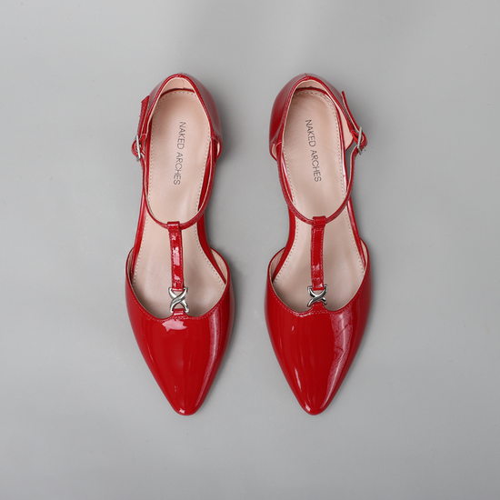 Capital - Crimson Red Patent - Naked Arches