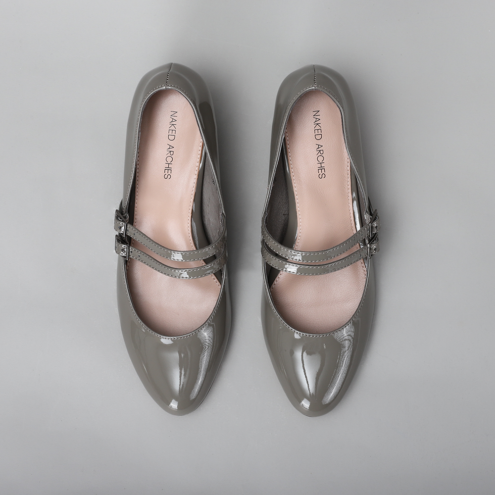 Cider - Grey Patent - Naked Arches