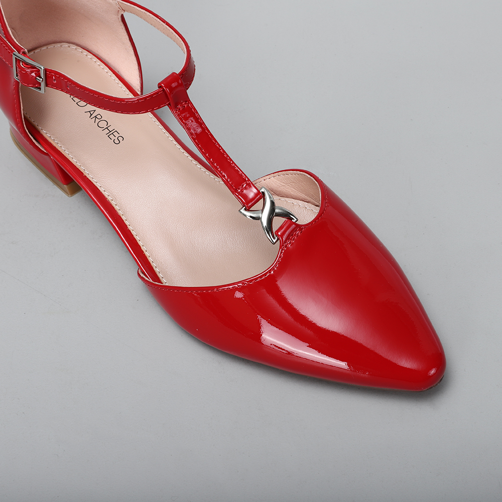 Capital - Crimson Red Patent - Naked Arches
