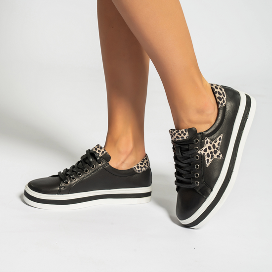 Savis - Black/Leopard - LE SANSA