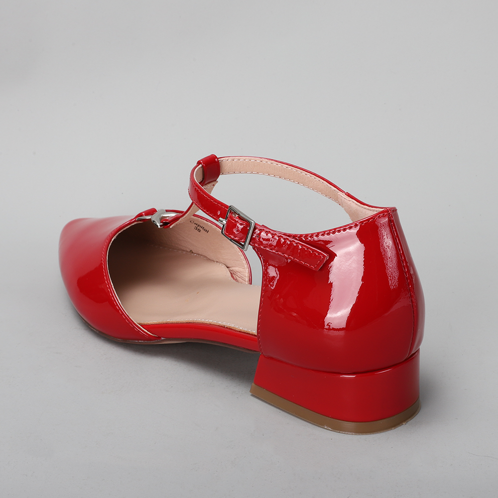 Capital - Crimson Red Patent - Naked Arches