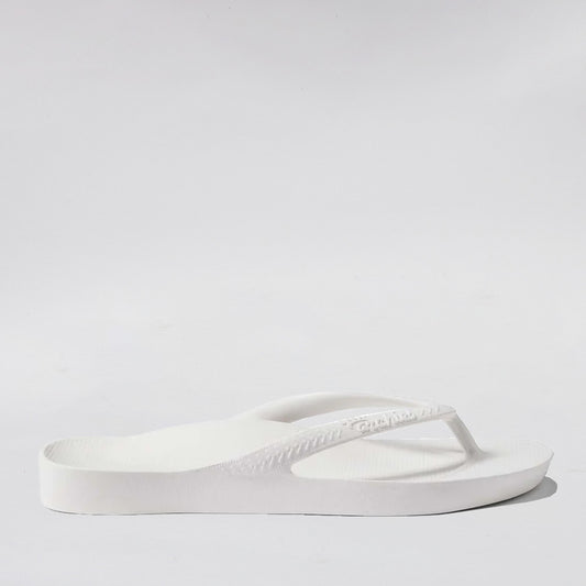 ARCHIES - ARCH SUPPORT THONGS - WHITE