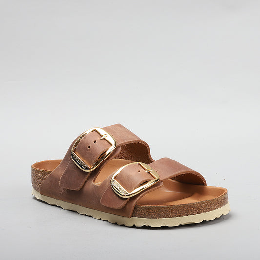 BIRKENSTOCK ARIZONA BIG BUCKLE 1011072 COGNAC OILED