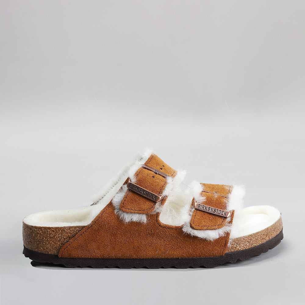 Birkenstock Shoes Birkenstock Arizona Suede Fur BIRKENSTOCK