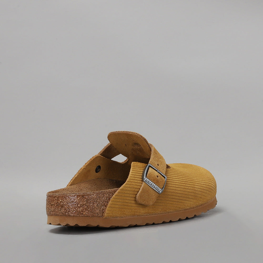 Boston Narrow Fit Embossed Suede Cork Brown Back View