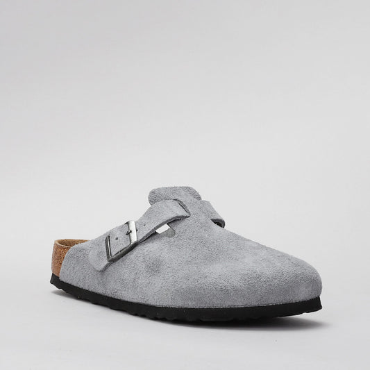 BIRKENSTOCK - BOSTON 1029708 - SFB BASALT GREY SUEDE