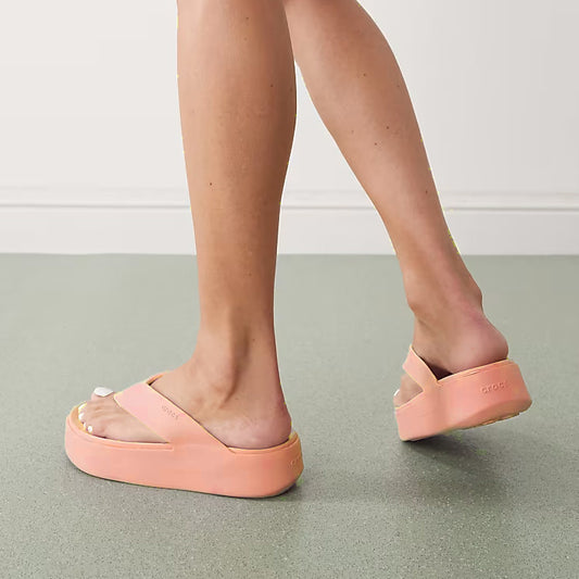 CROCS - GETAWAY PLATFORM FLIP - ELECTRIC SUNSTONE