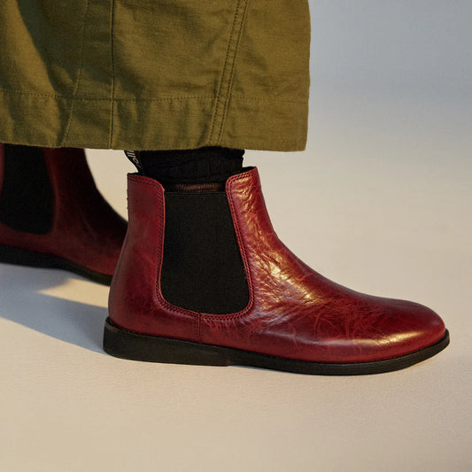 ROLLIE NATION - CHELSEA BOOT - VINTAGE DK RED