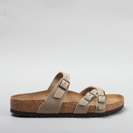 BIRKENSTOCK FRANCA 1015930 TOBACCO BROWN OILED LEATHER