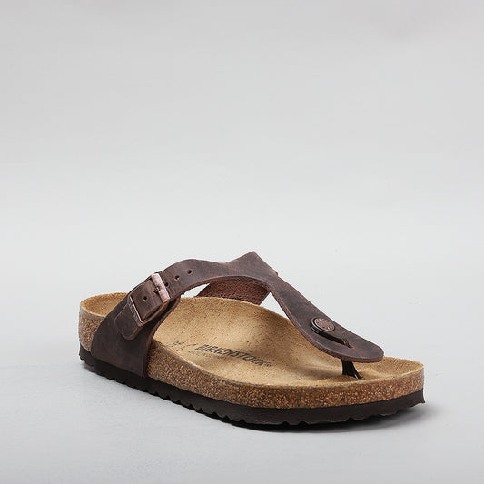 BIRKENSTOCK - GIZEH 743831 - OILED HABANA LEATHER