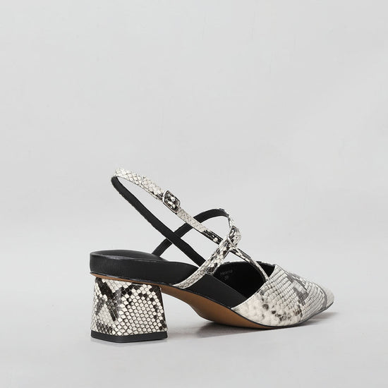 Helena - Black/Snake Print - Naked Arches