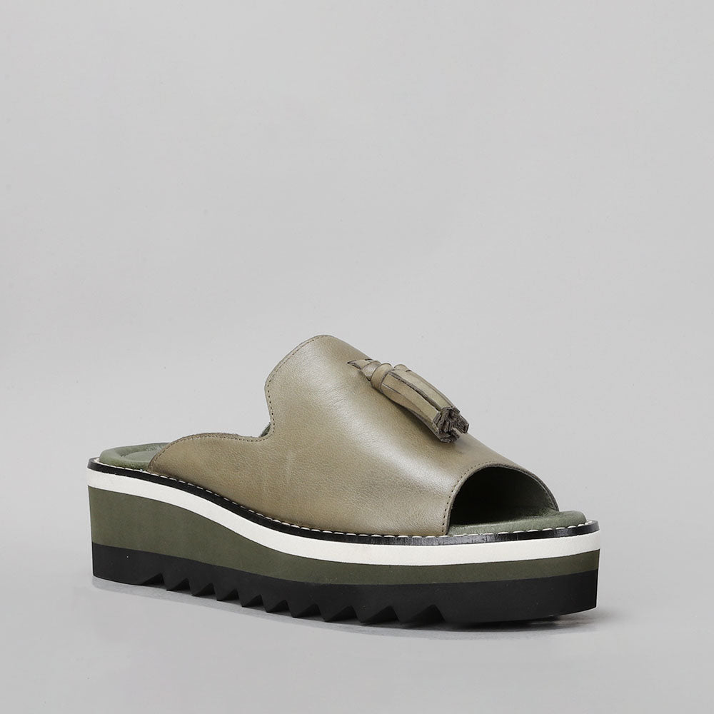 Luxe Sandal - Olive - LE SANSA