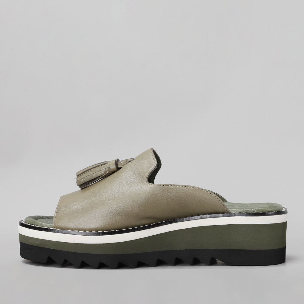 Luxe Sandal - Olive - LE SANSA