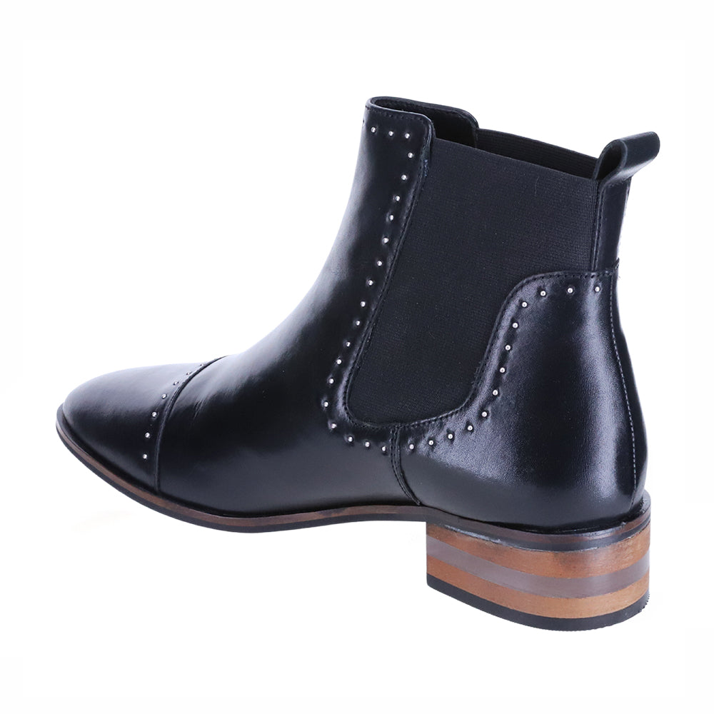 Mila Boot - Black/Black Heel - LE SANSA