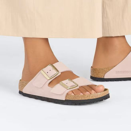BIRKENSTOCK - ARIZONA SFB 1027661 - SOFT PINK NUBUCK