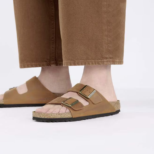 BIRKENSTOCK - ARIZONA 1028401 - COGNAC OILED NARROW