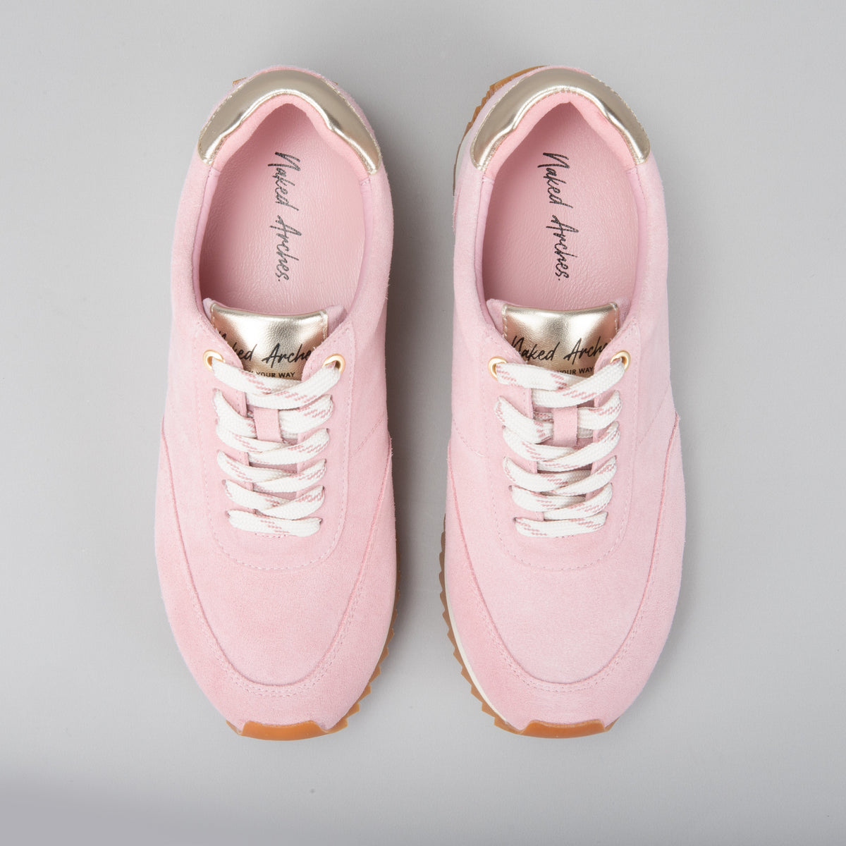 Waverly - Baby Pink Suede - NAKED ARCHES