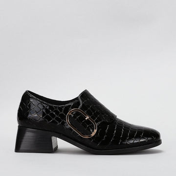 Rice 2.0 - Black Croc Print - LE SANSA