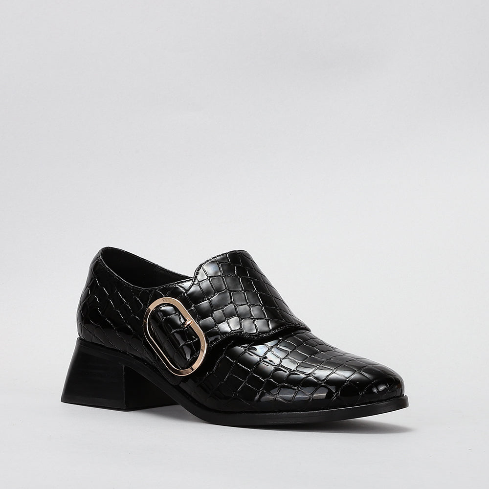 Rice 2.0 - Black Croc Print - LE SANSA