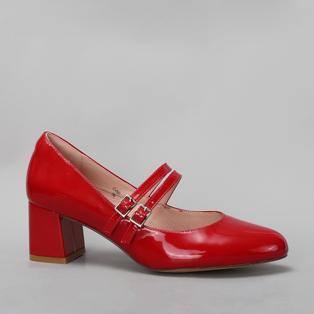 Cider - Crimson Red Patent - Naked Arches