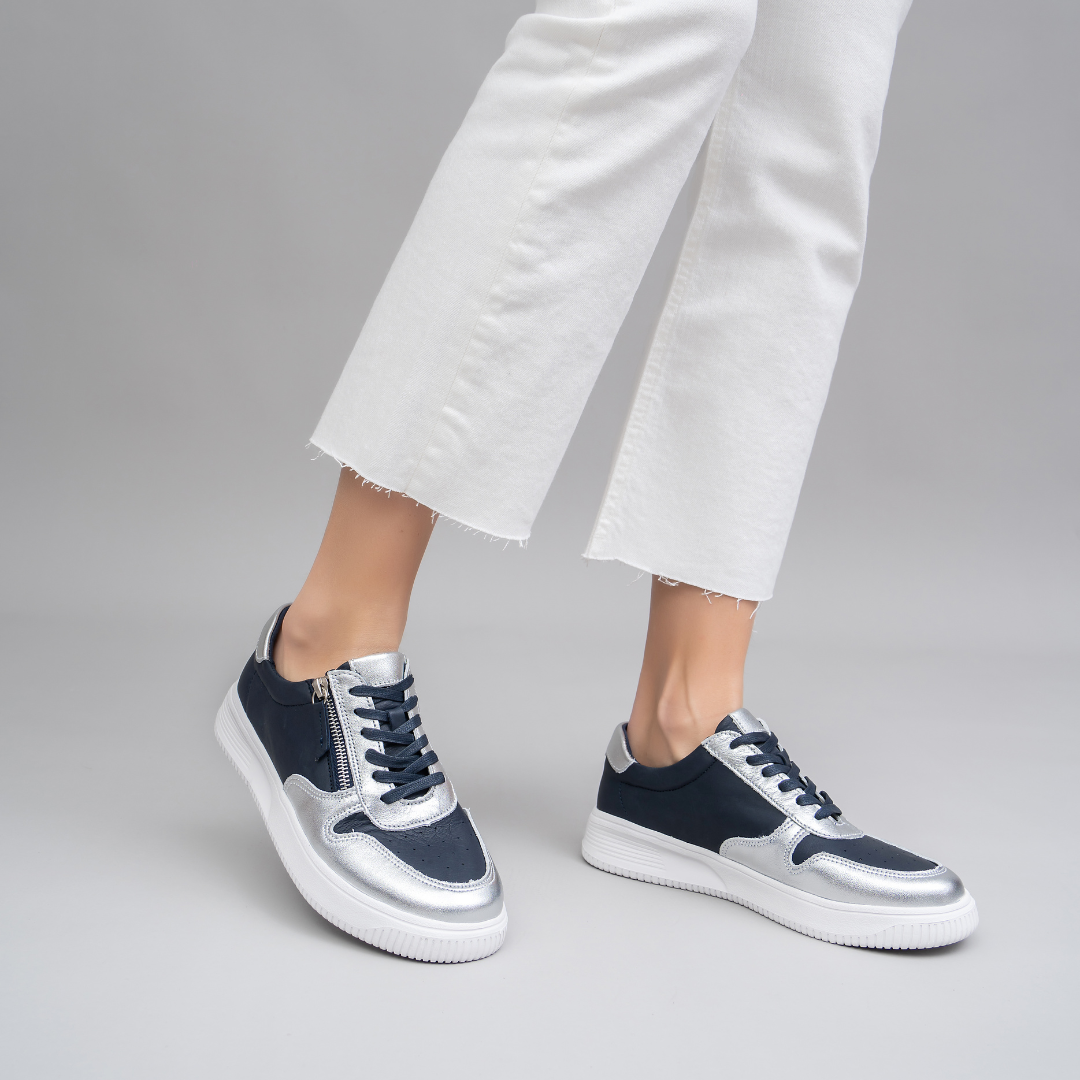 Net - Navy/Silver - Naked Arches