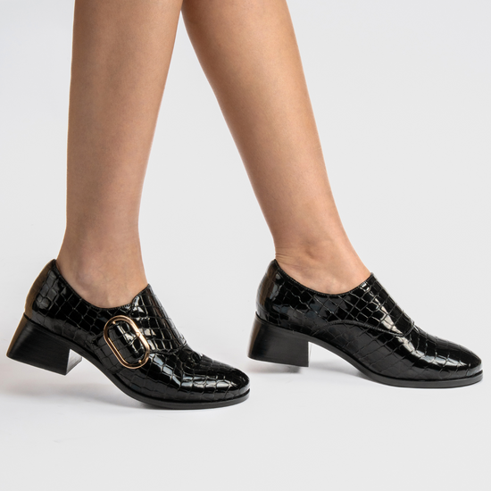 Rice 2.0 - Black Croc Print - LE SANSA