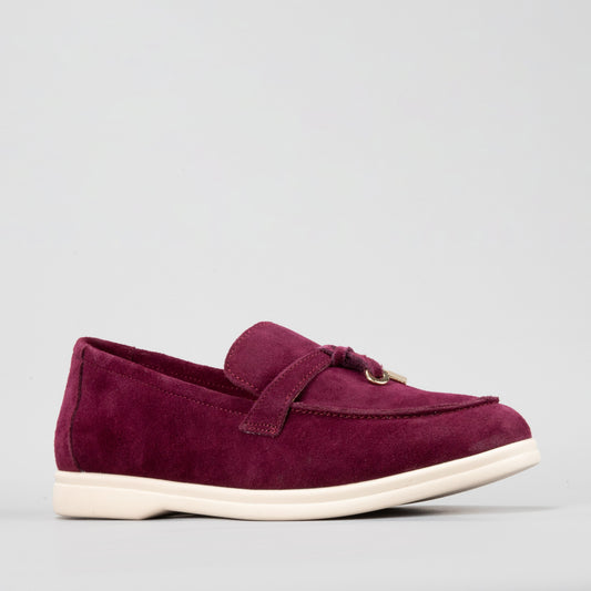 Capri 2.0 - Burgundy Suede - LE SANSA