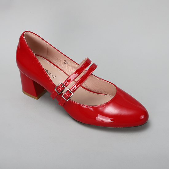 Cider - Crimson Red Patent - Naked Arches