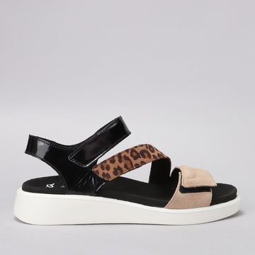 ARA - 12-21407 MADEIRA - BLACK/LEOPARD