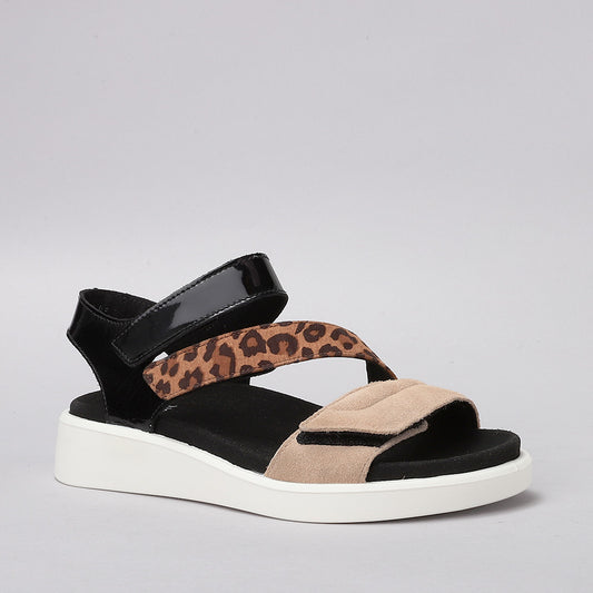 ARA - 12-21407 MADEIRA - BLACK/LEOPARD