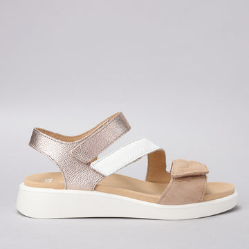 ARA - 12-21407 MADEIRA - SAND/WHITE PLATINUM