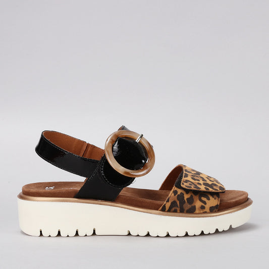 ARA - 12-33505  BILBAO - BLACK/LEOPARD