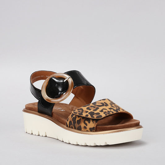 ARA - 12-33505  BILBAO - BLACK/LEOPARD