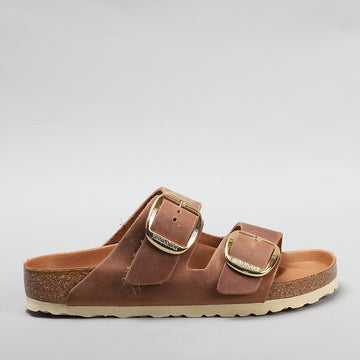 BIRKENSTOCK ARIZONA BIG BUCKLE 1011072 COGNAC OILED