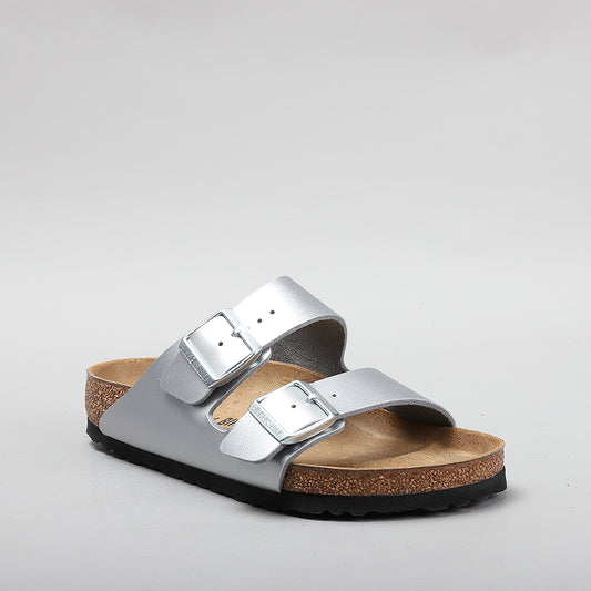 BIRKENSTOCK - ARIZONA 1012282 - SILVER SANDALS