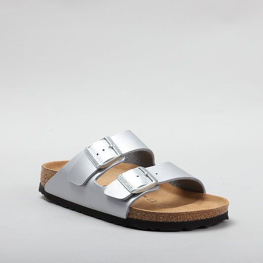 BIRKENSTOCK - ARIZONA 1012283 BF - SILVER NARROW