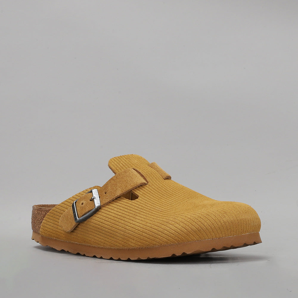 Boston Narrow Fit Embossed Suede Cork Brown Front View