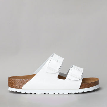 BIRKENSTOCK - ARIZONA 1024945 SOFT FOOTBED - WHITE SMOOTH LEATHER
