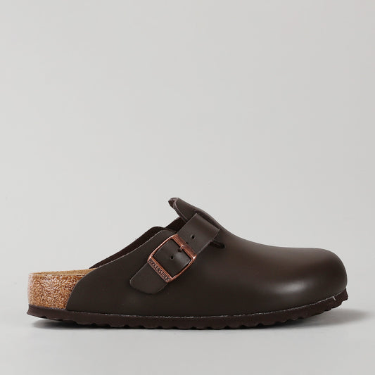 BIRKENSTOCK - BOSTON 60101 - DARK BROWN SMOOTH LEATHER