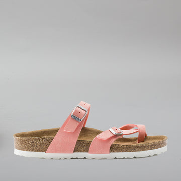 BIRKENSTOCK MAYARI 1018162 BF MICROFIBRE BRUSHED FLAMINGO VEGAN