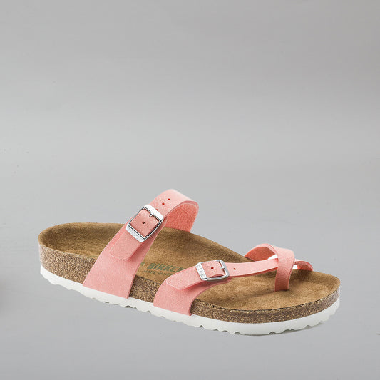 BIRKENSTOCK MAYARI 1018162 BF MICROFIBRE BRUSHED FLAMINGO VEGAN