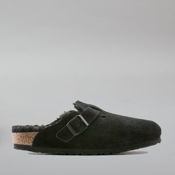 BIRKENSTOCK - BOSTON CLOGS 259881 - SHEARLING BLACK
