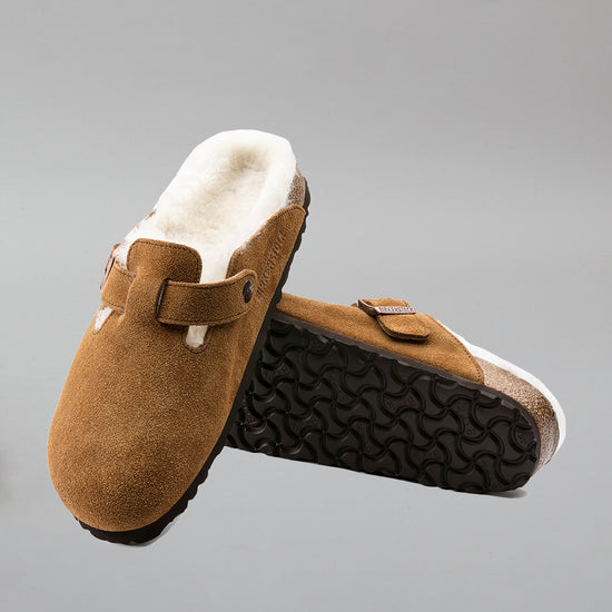Birkenstock Boston Shearling Mink Clog Product Photo