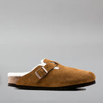 Birkenstock Boston Shearling Mink Clog Side View