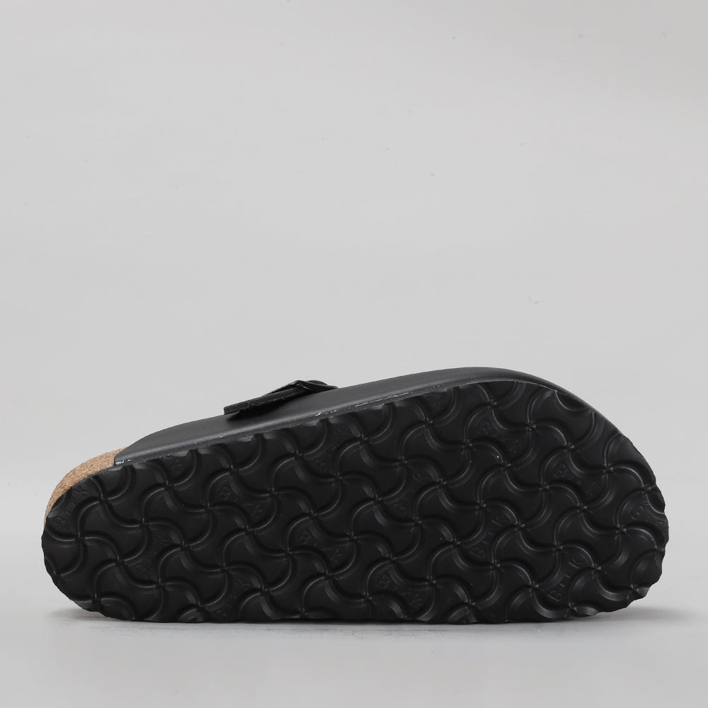 Birkenstock Boston Black Clogs botoom view