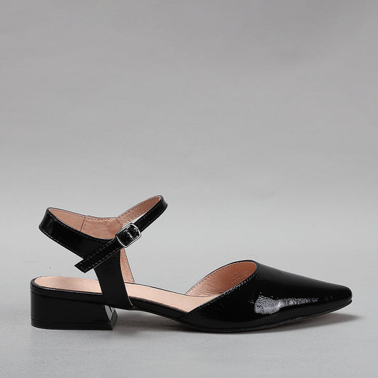 Coralie - Black Patent - LE SANSA