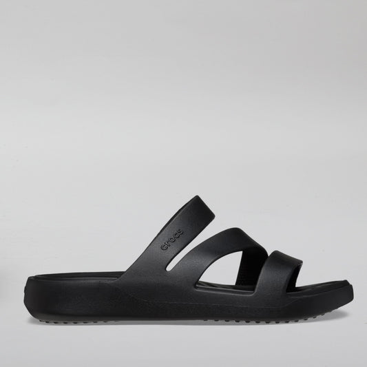 CROCS - GETAWAY STRAPPY - BLACK