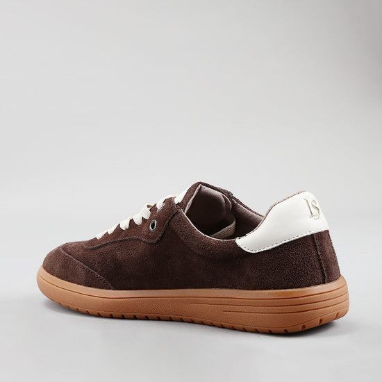 Juno - Chocolate Suede/Ivory - Le Sansa