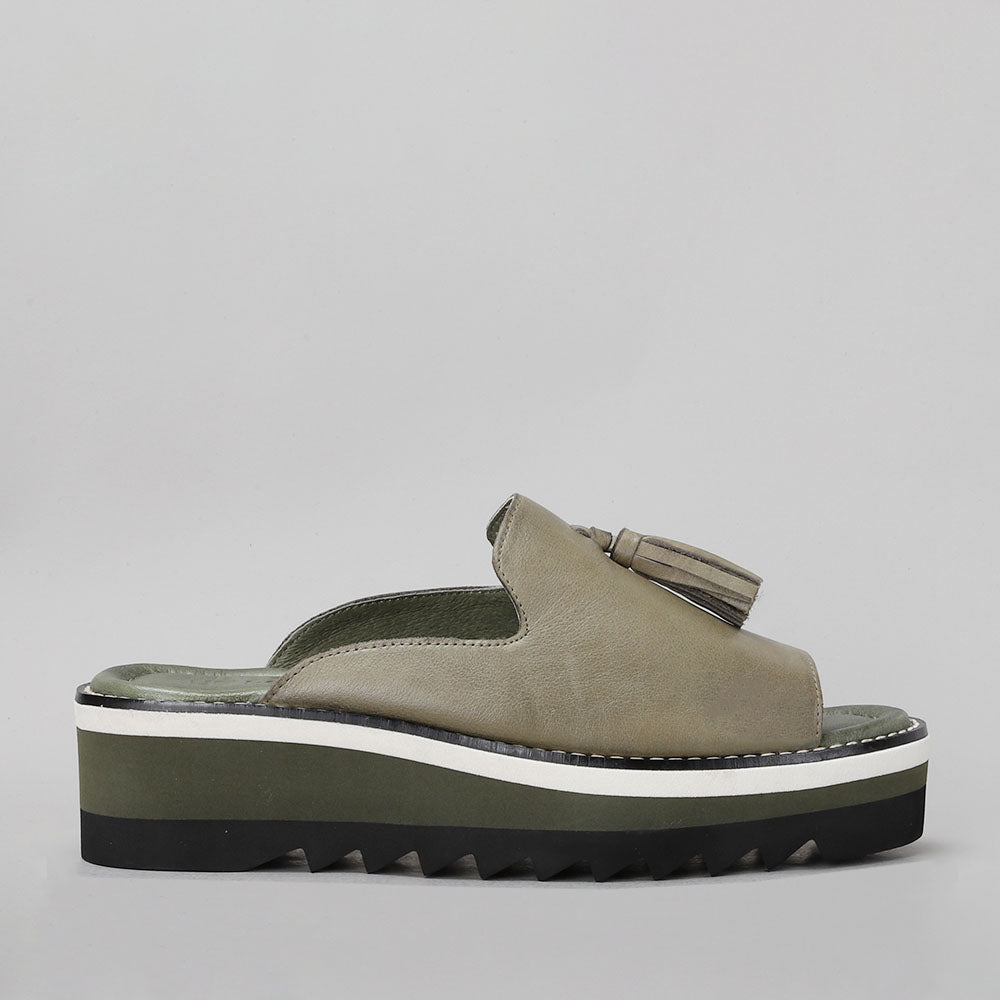 Luxe Sandal - Olive - LE SANSA