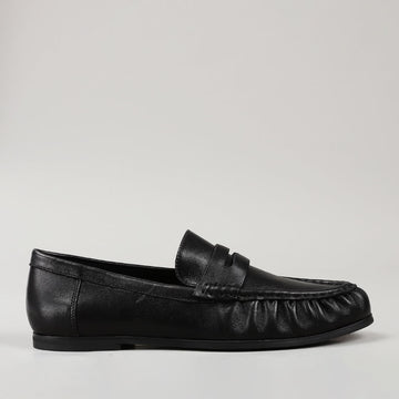 ROLLIE NATION - HUDSON MOCCASIN - BLACK LACQUER